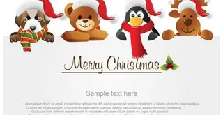 圣诞主题矢量素材图片