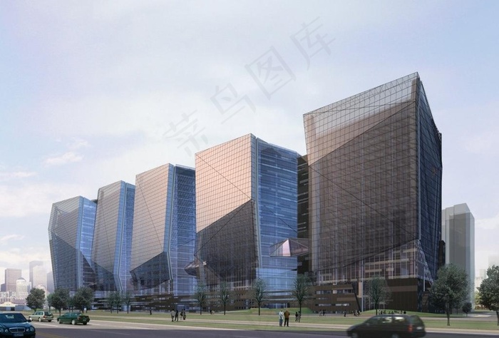 室外建筑模型图片