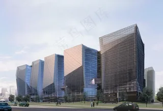 室外建筑模型图片