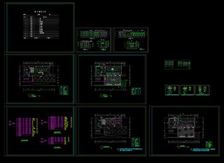 面包店cad施工图