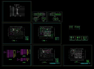 面包店cad施工图