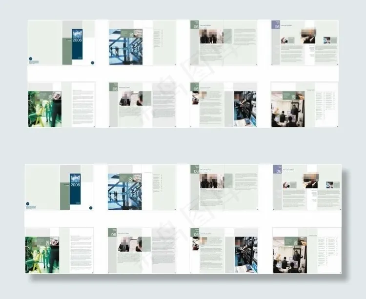 时尚画册设计ai矢量模版下载