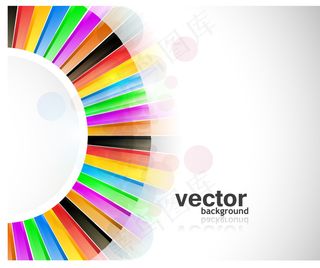 缤纷色彩格子背景矢量素材