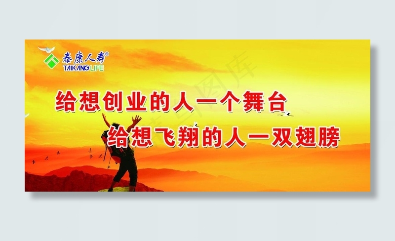 泰康人寿创业飞翔图片