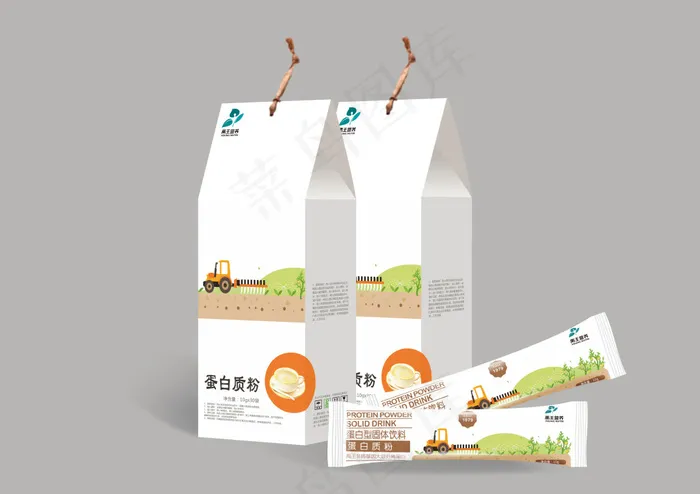 个性简约的食品类包装设计psd模版下载