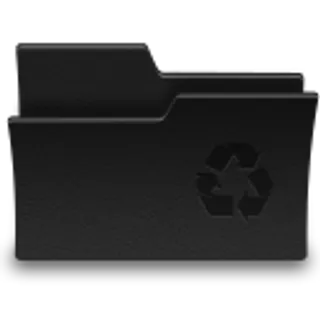 黑色皮革文件夹图标