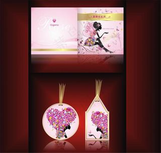 花店卡片 吊牌图片