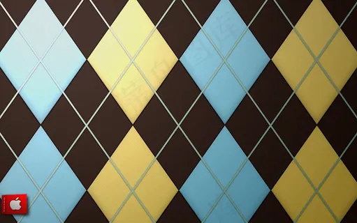菱形格子渐变搭配