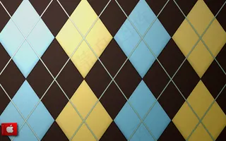 菱形格子渐变搭配