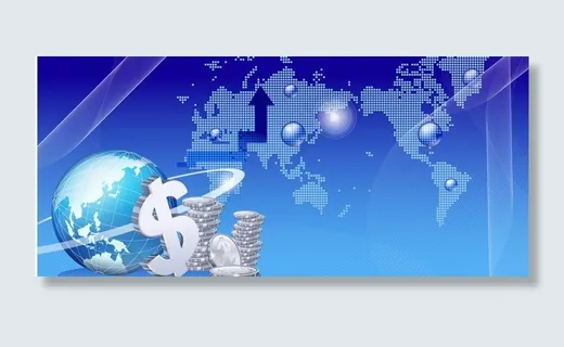 蓝色 科技 背景图片