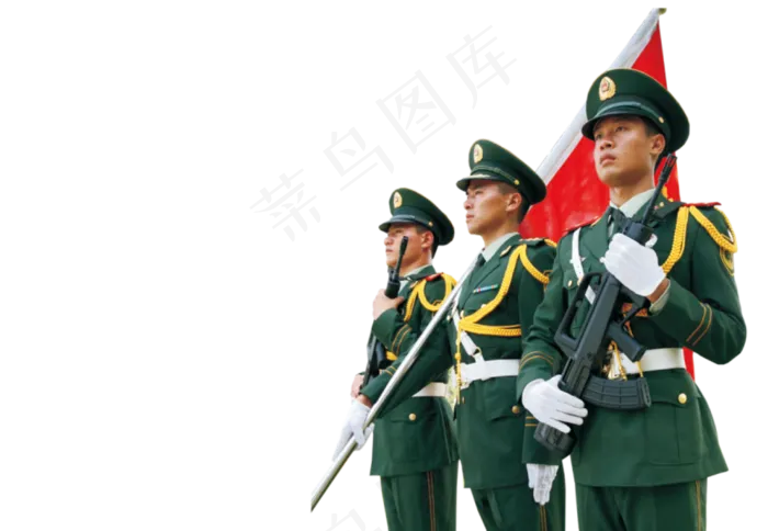 部队军人士兵PNG透明背景人物素材(3937X2721)