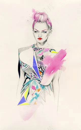 时尚连衣裙设计图