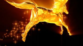 飞翔的金马视频素材