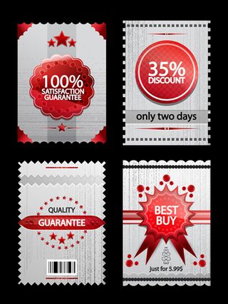 创意设计矢量素材05吊旗