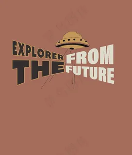 T恤图案设计图文组合英文字体