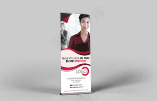 展架 易拉宝 简约 时尚 