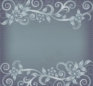 欧式花纹背景图片