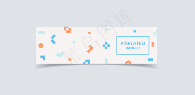 清新时尚创意几何元素bannerai矢量模版下载