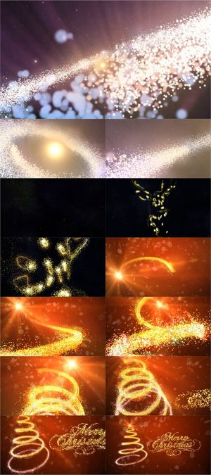 圣诞节祝福片头视频素材