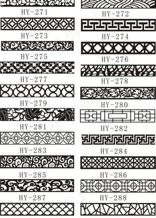 镂空雕刻花纹图片