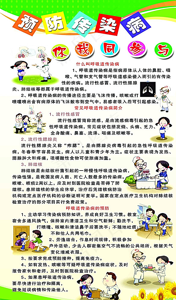预防宣传病 你我同参与图片