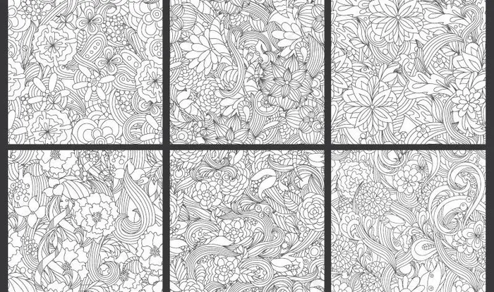 欧式花纹 无缝花纹图片eps,ai矢量模版下载