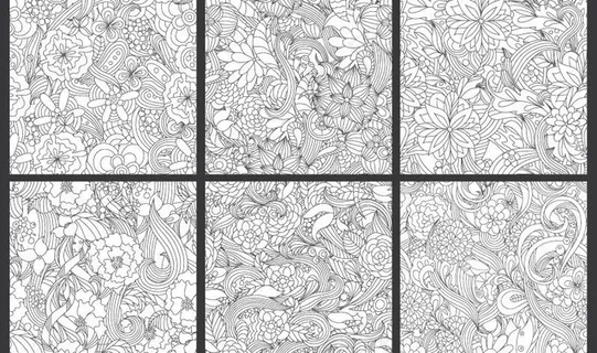 欧式花纹 无缝花纹图片