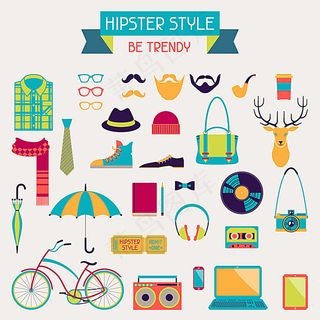 时尚生活物品图标