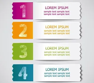 数字banner矢量素材