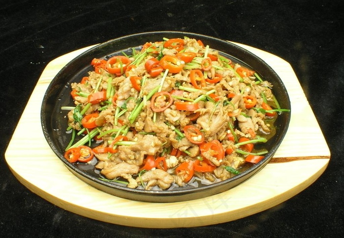 平锅孜然羊肉