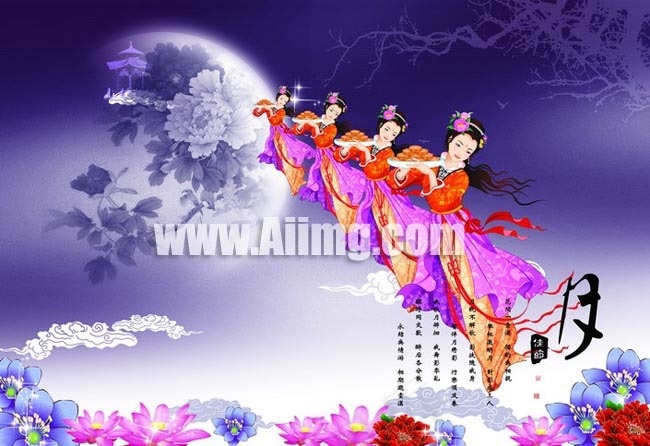 中秋节广告设计PSD分层模板