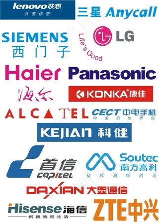手机品牌标志大全