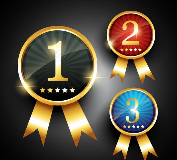 精美奖牌矢量素材四