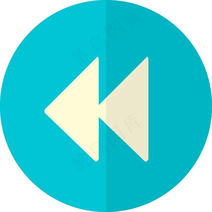 时髦的按钮倒带图标eps,ai矢量模版下载