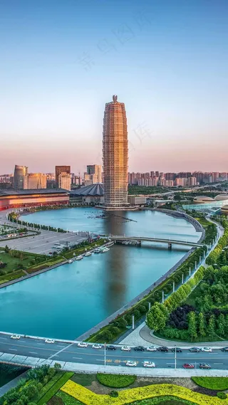 现代化城市建筑高清摄影图片