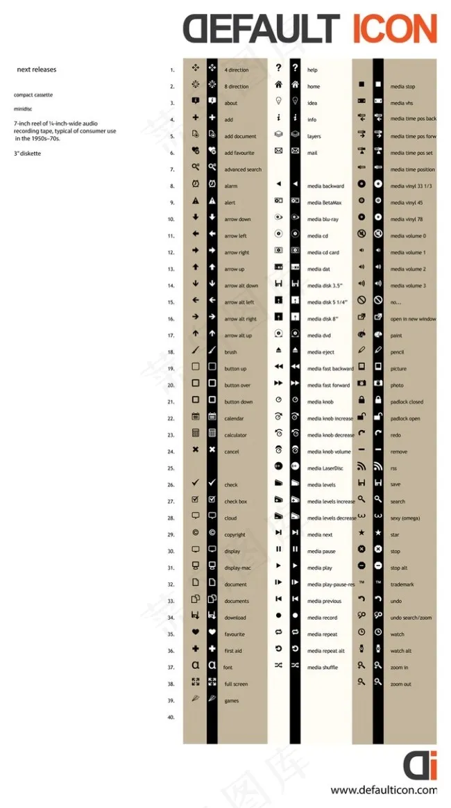 符号矢量图ai矢量模版下载