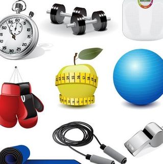 运动器材矢量素材二