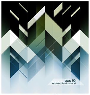 摘要现代背景与几何图形