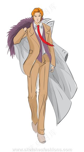 时尚男装设计图