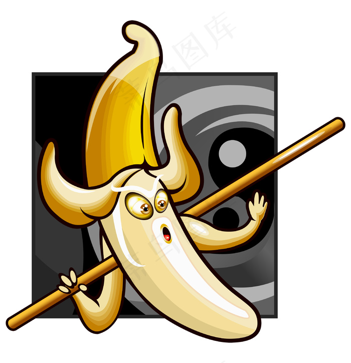 卡通水果图像01矢量素材