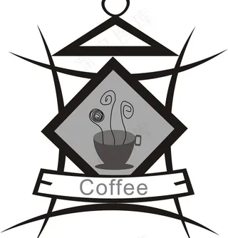 咖啡厅标志图片