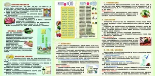 食品安全宣传单页图片