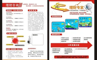 金融宣传单图片