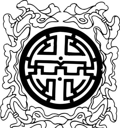 清代（下）版画 装饰画 中华图案五千年 矢量 AI格式_0985