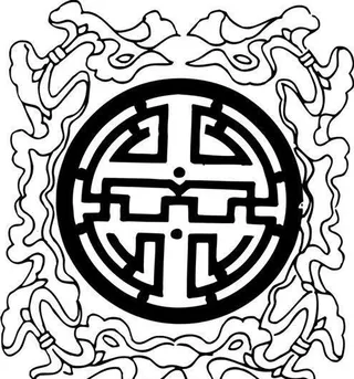 清代（下）版画 装饰画 中华图案五千年 矢量 AI格式_0985