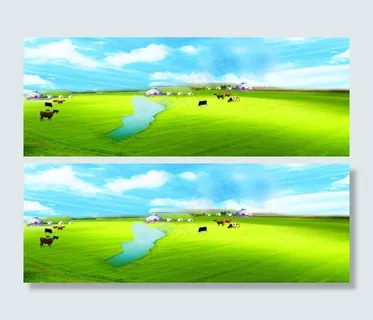 草原蒙古包图片