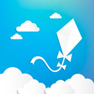 清新节日吊球祝福卡矢量素材