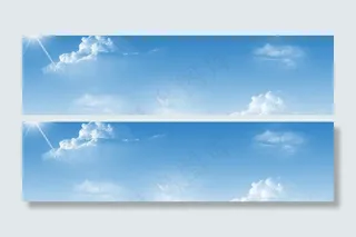 淘宝海报蓝天背景