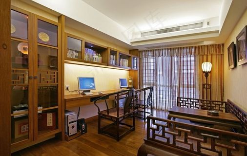 中式客厅装修设计效果图