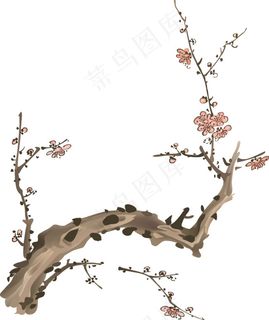 梅花矢量图